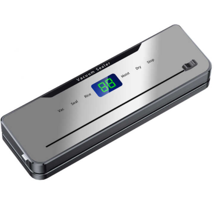 Electric Vacuum Sealer Machine 110-240V for Dry & Moist Food Preservation Domestic Vacuum Sealer for