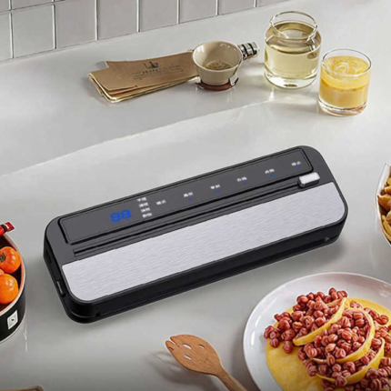High Quality Automatic Vacuum Food Sealers Household 60Kpa Vacuum Preservation Machine Electric Vacuum Sealer