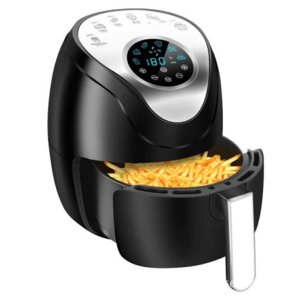 5.5L Digital Smart Oil-Free Air Fryer Oven with German Touch Screen Removable Basket for Home Electric Grill Oven