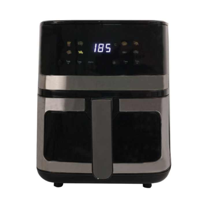 5L Digital Smart Removable Basket Air Fryer Oven Electric Plastic Home Air Fryer Visible Window for Grilling Touch Screen German