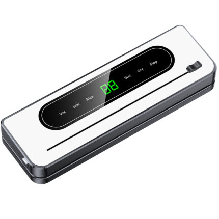 Touch Screen Vacuum Food Sealer High Quality Automatic for Household Use with Bag Cutter External Vacuum for Food Preservation