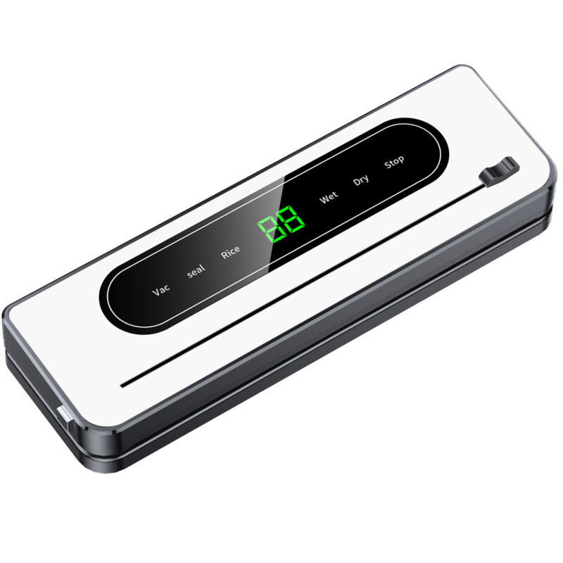 Touch Screen Vacuum Food Sealer High Quality Automatic for Household Use with Bag Cutter External Vacuum for Food Preservation