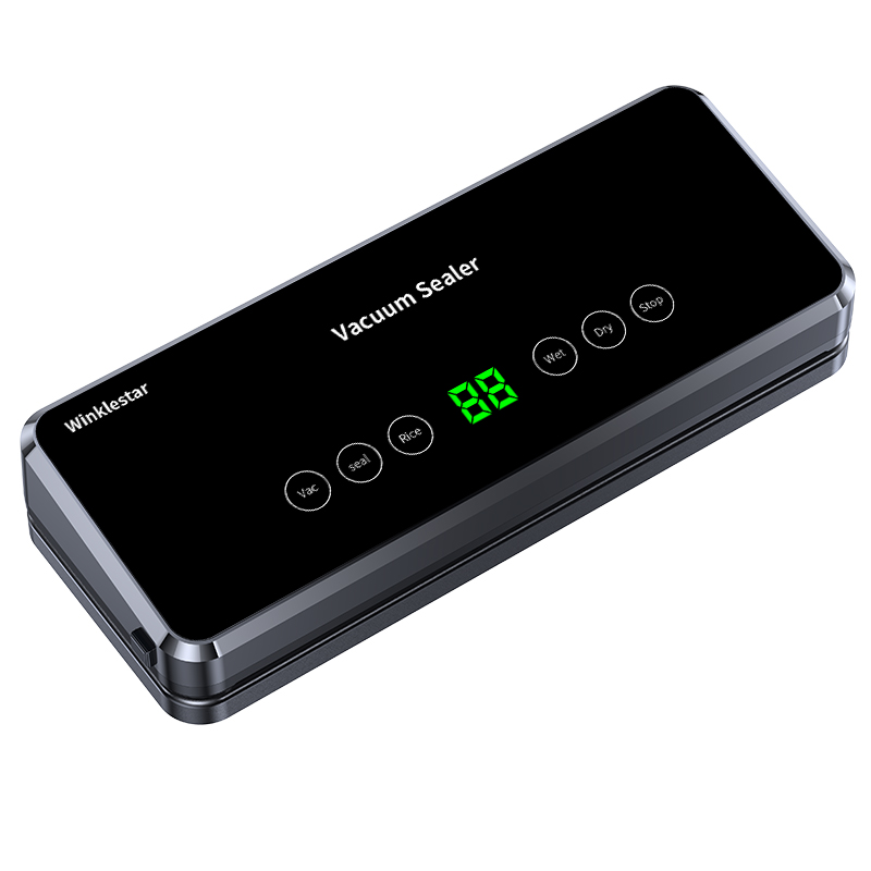 Touch Screen Automatic High Quality Vacuum Food Sealer for Household Use with Vacuum Roll Bag Storage Compartment and Bag Cutter