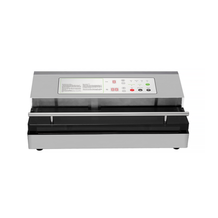 Suction Nozzle Premium Quality Stainless Steel Automatic Double Pump 1300w Commercial Vacuum Food Sealer with Air Cooling