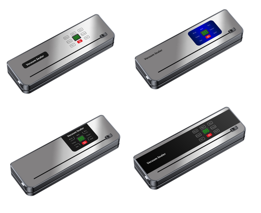 Automatic Touchscreen Food Vacuum Sealer Battery-Powered with Temperature Control & Built-in Bag Cutter