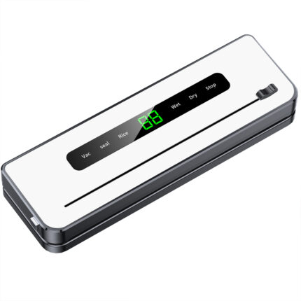 Automatic Touch Screen High Quality Vacuum Food Sealer for Household Use with Bag Cutter External Vacuum for Food Preservation