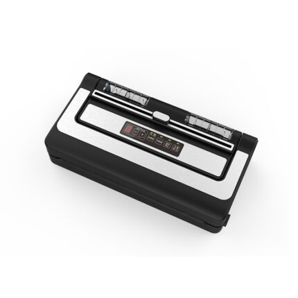 Touch Panel Stainless Steel Premium Quality Automatic Vacuum Food Sealer Bag Cutter with Liquid Extraction Containers