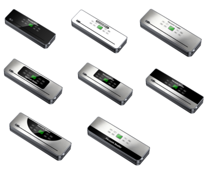 High Quality Touch Screen Automatic Food Vacuum Sealer for Household Use with Temperature Control for All Bags and Bag Cutter