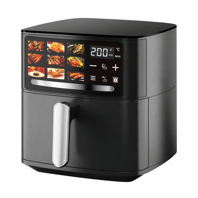 1500W 10L New Air Fryer, High Quality Touch Control, Oil-Free Healthy Cooker with Overheat Protection
