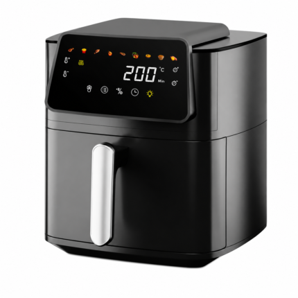 High Quality 1500W Digital Touch Screen Air Fryer, Oil-Free Healthy Electric Air Fryer with Adjustable Temperature for Home Use