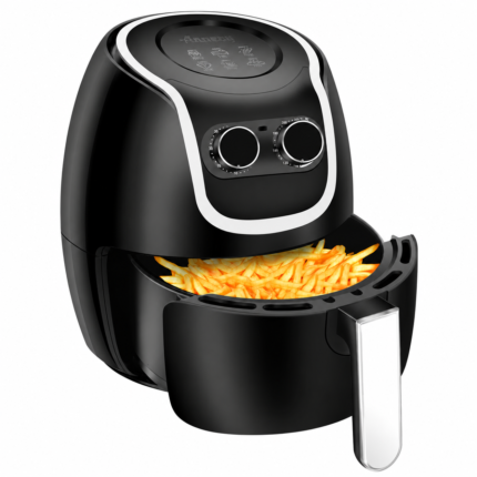 5.5L 1500W Mechanical Air Fryer, Large Capacity Oil-Free Multifunctional Fryer and French Fries Maker for Home Use