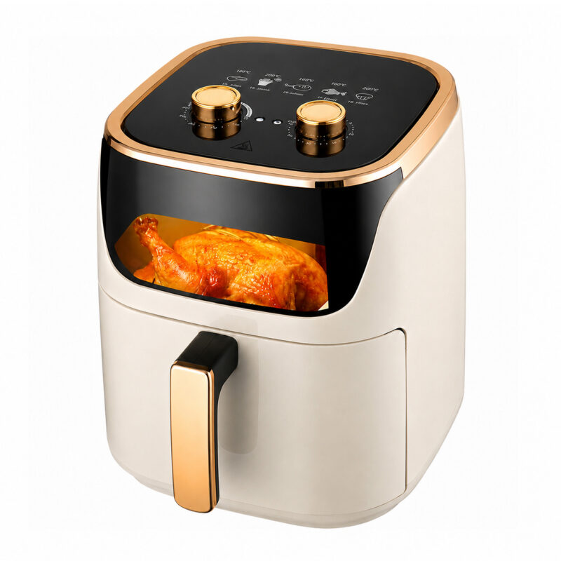 7L Large Capacity Smart Air Fryer, Multifunctional Oil-Free Smokeless Electric Oven for Healthy Low-Fat Household Cooking