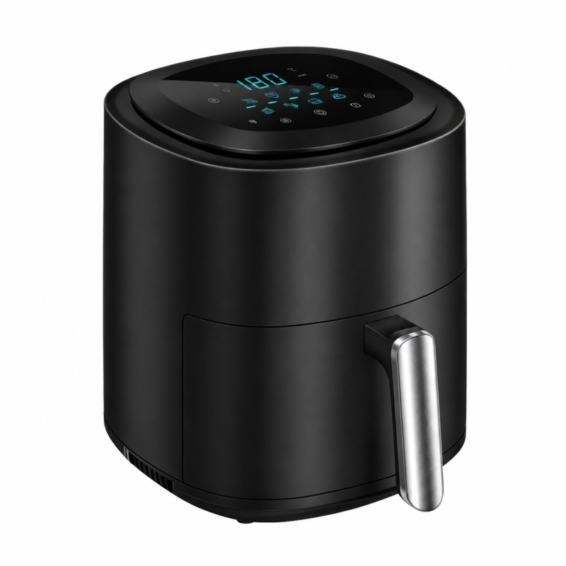 4L High Quality Smart Air Fryer, 1200W Multifunctional with Touch Control, Oil-Free Electric Cooker for Kitchen Use