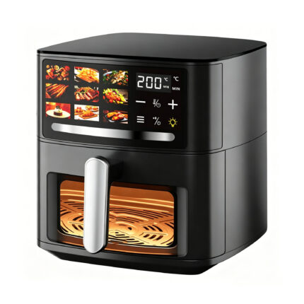 New 1500W 10L Large Capacity Touch Control Air Fryer, High Quality Oil-Free Household Air Fryer for Healthy Cooking