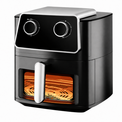High Quality 10L Large Capacity Visible Air Fryer, Oil-Free Smart Automatic Electric Oven for Home Cooking and French Fries