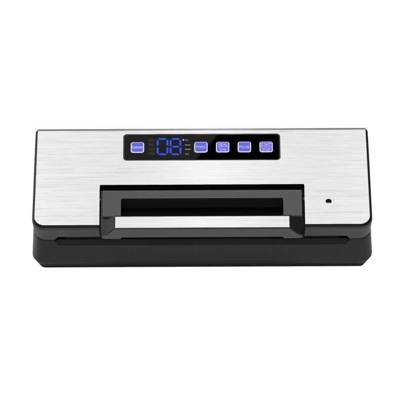 High Quality Automatic Touch Screen Vacuum Food Sealer for Household Use with Vacuum Roll Bag Storage Compartment and Bag Cutter