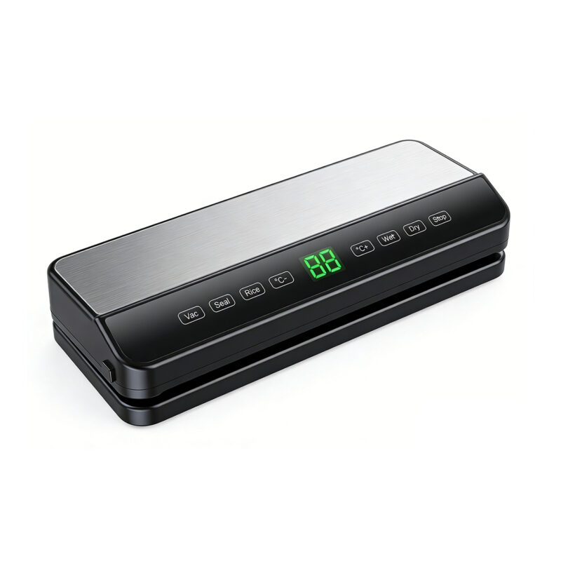 Vacuum Food Sealer for Household Use High Quality Stainless Steel Touch Screen Temperature Setting with Vacuum Roll Bag Storage