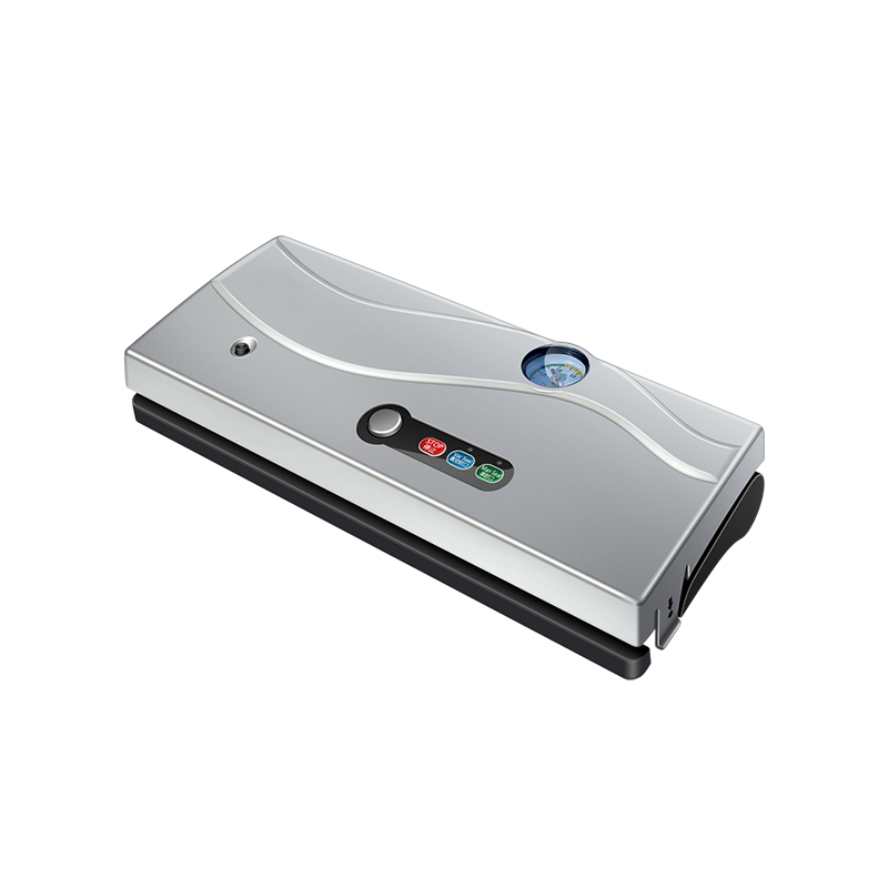 Pressure Guage Premium Quality Automatic Stainless Steel Vacuum Food Sealer with One Press Intelligent Vacuum Selection