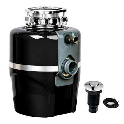Multifunction 3/4HP Electric Kitchen Food Waste Disposer with Stainless Steel Grinding System for Home Commercial and Hotel Use