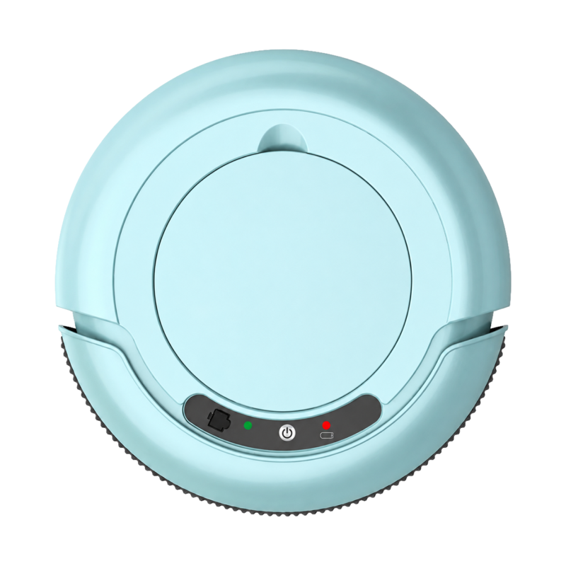 Smart Robot Vacuum Cleaner 2-in-1 Sweeping and Vacuuming with 1000Pa Suction 60Min Runtime 285ml Dustbin and Random Navigation for Home Cleaning