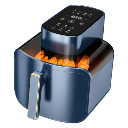 4.5L Smart Air Fryer Oven with Touch Screen Transparent Viewing Window Oil-Free Cooking for Home Kitche
